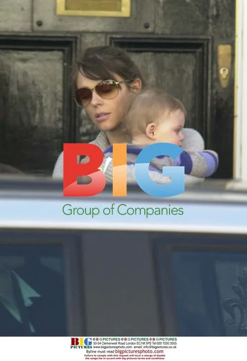 Liz Hurley and Son Damien Leaving Home