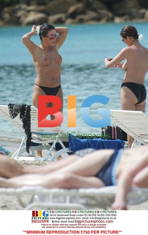 Jessie Wallace on Caribbean Vacation