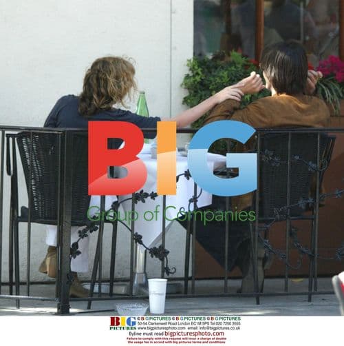 Kylie Minogue and Olivier Martinez Lunch