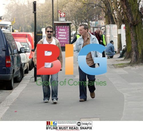 David Baddiel and Frank Skinner out walking in London