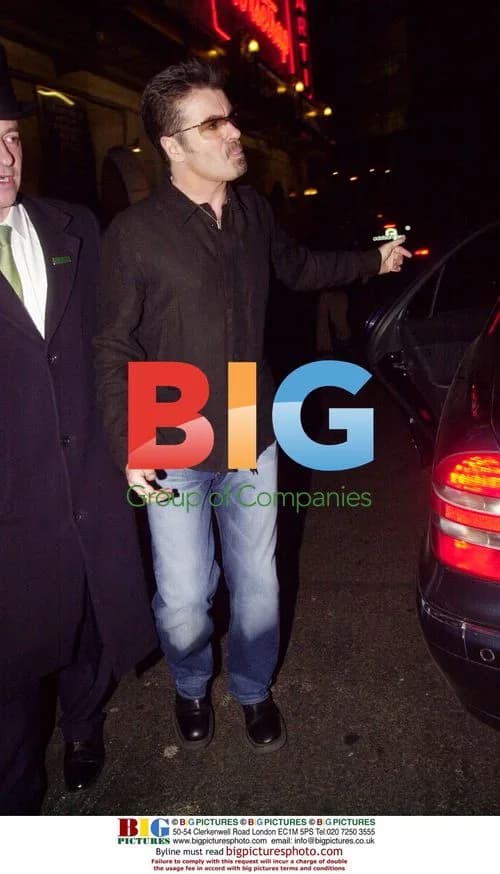 George Michael Arrives at the Ivy Restaurant