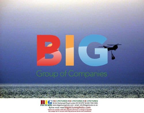 Chinook over the Northern Arabian Gulf