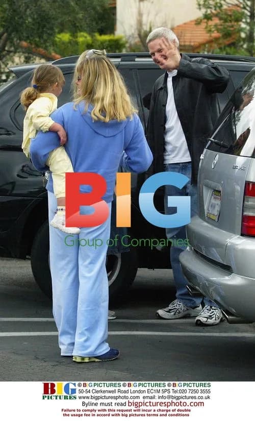 Stephen Bing with Brooke Burns and daughter
