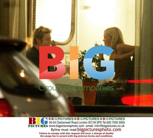 Marie Serneholt and Duncan James Dinner