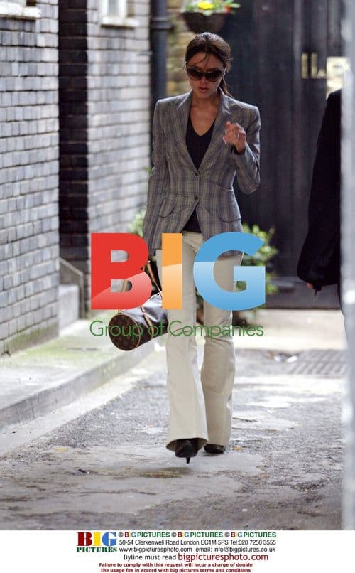 Victoria Beckham Leaving Studio