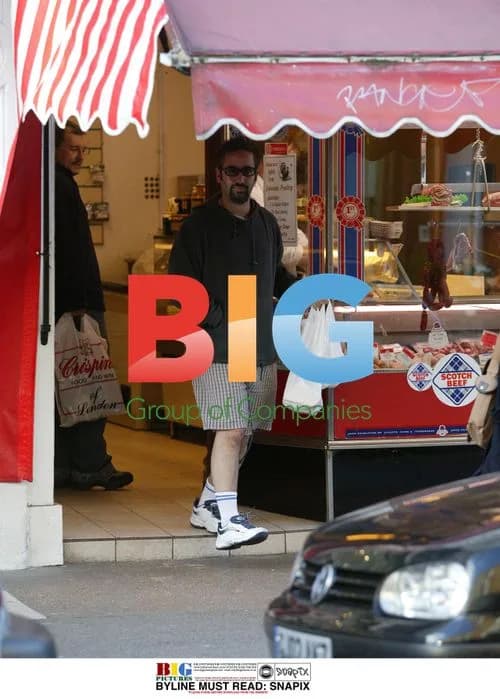 David Baddiel Spotted Shopping in North London