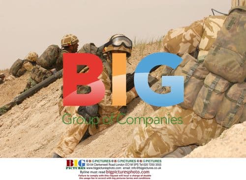 Soldier Giving Order to Move in Kuwait