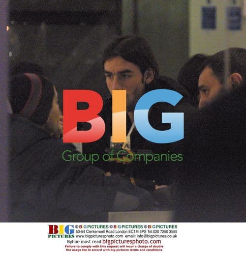 Robert Pires Relaxing at North London Cafe