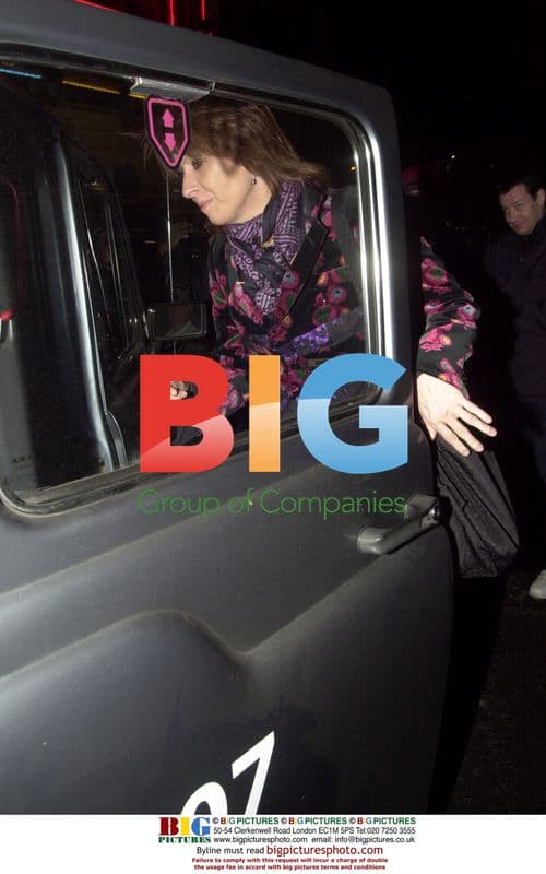 Chrissie Hynde dining at The Ivy in London