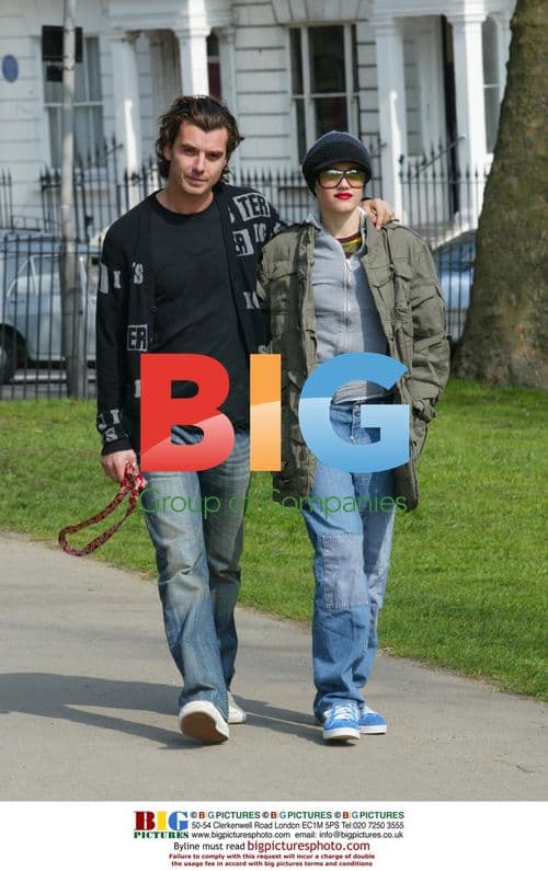 Gwen Stefani and Gavin Rossdale in London Park