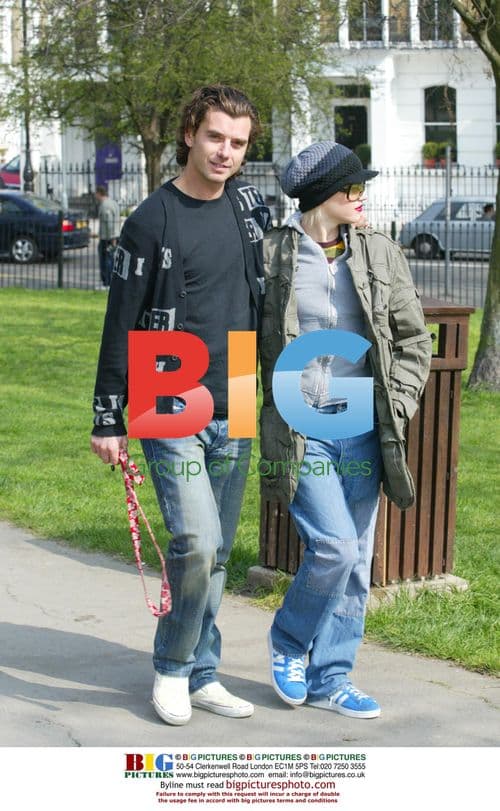 Gwen Stefani and Gavin Rossdale Relax in Park