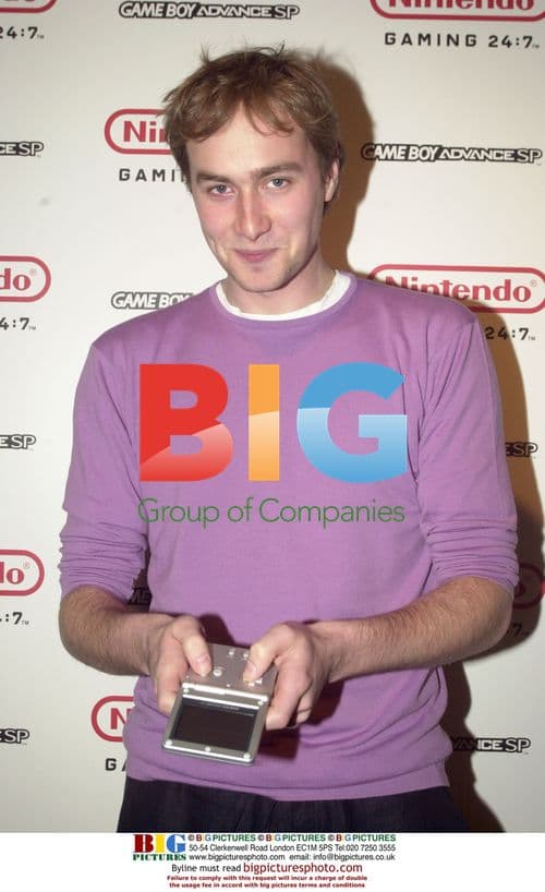Chris Ollie at Nintendo Game Boy Advance SP Launch Party