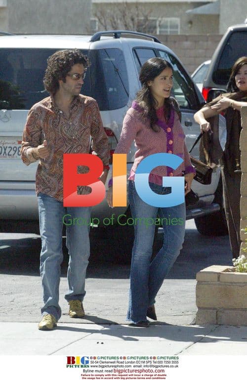 Salma Hayek leaving lunch in LA