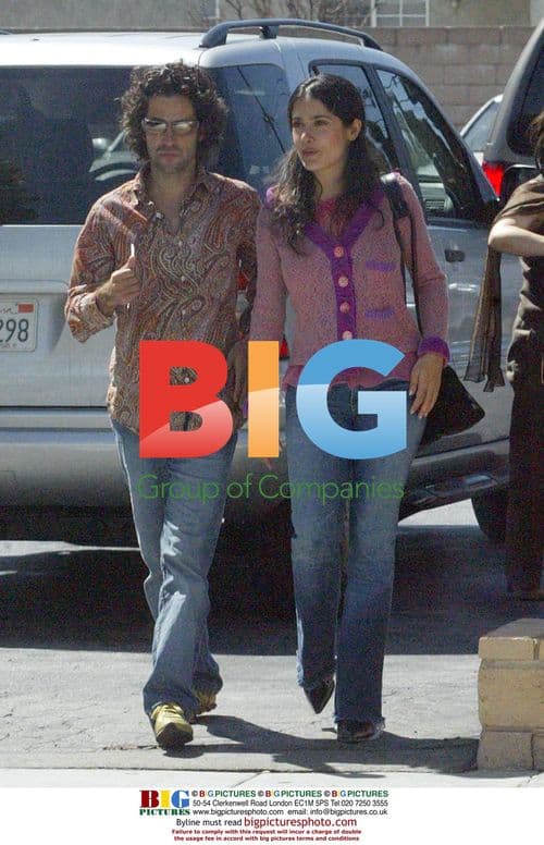 Salma Hayek leaving lunch in LA