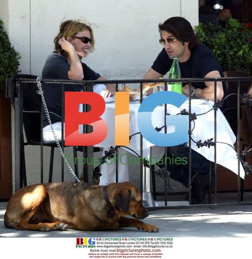 Kylie Minogue and Olivier Martinez lunch in Beverly Hills