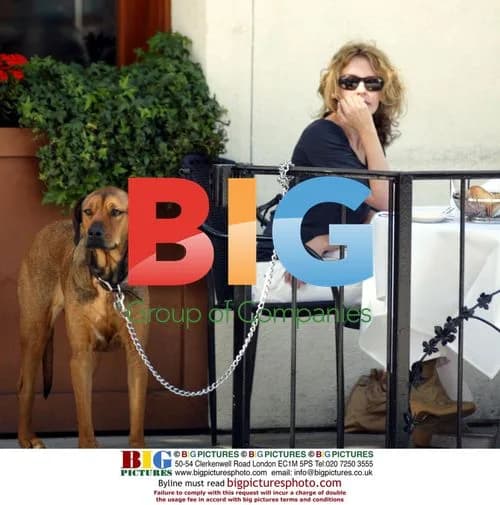 Kylie Minogue and Olivier Martinez Lunch in Beverly Hills