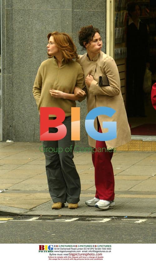 Minnie Driver and Friend at Lord's Newsagent