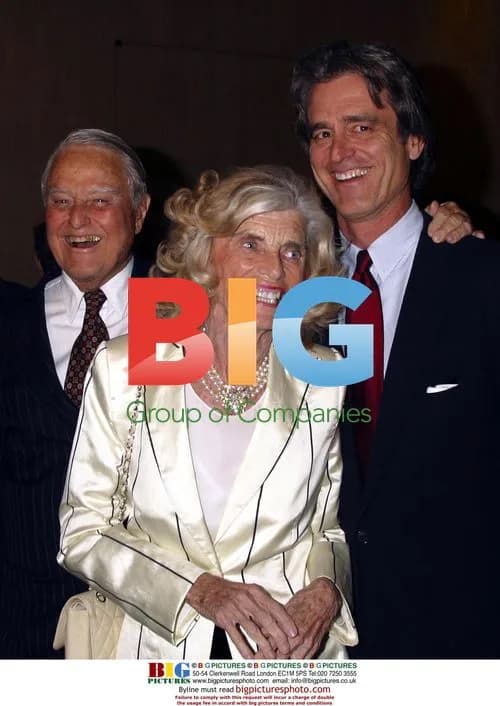 Eunice and Sargent Shriver and son at Tribute