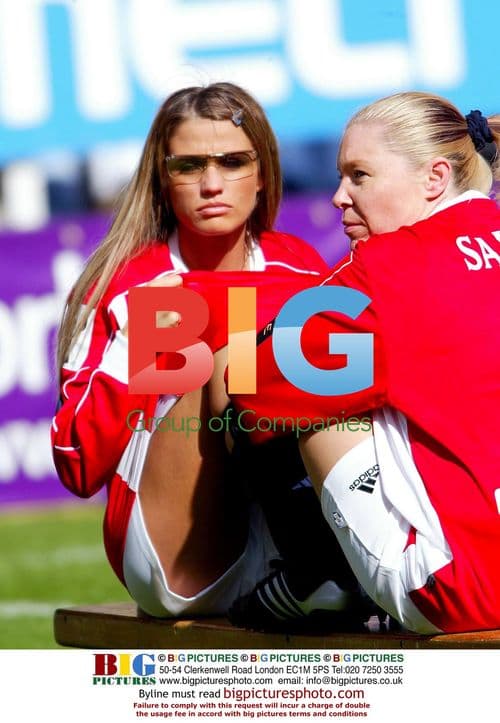 Celebrity soccer six at St James' Park