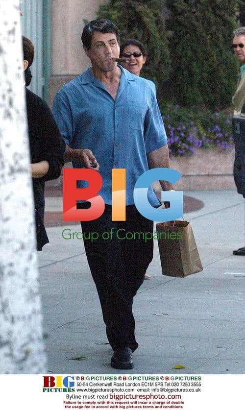 Sylvester Stallone shopping in Beverly Hills