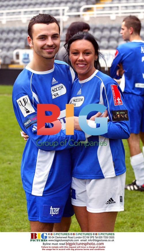 Celebrity soccer six at St James' Park
