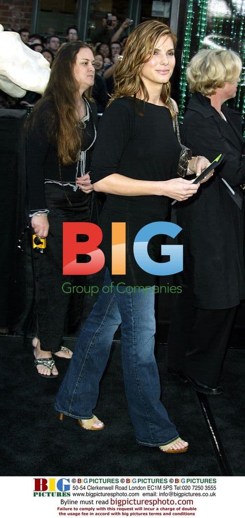 Sandra Bullock at Matrix Reloaded Premiere