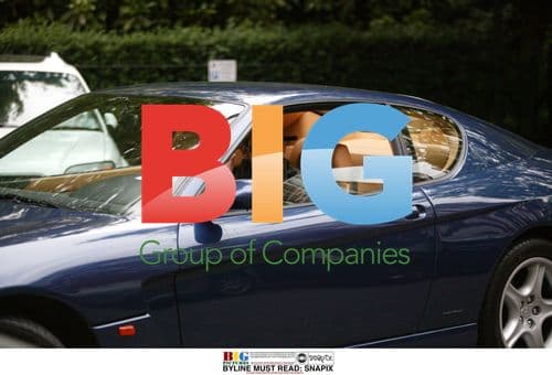 Paolo Di Canio leaves Knightsbridge in Ferrari