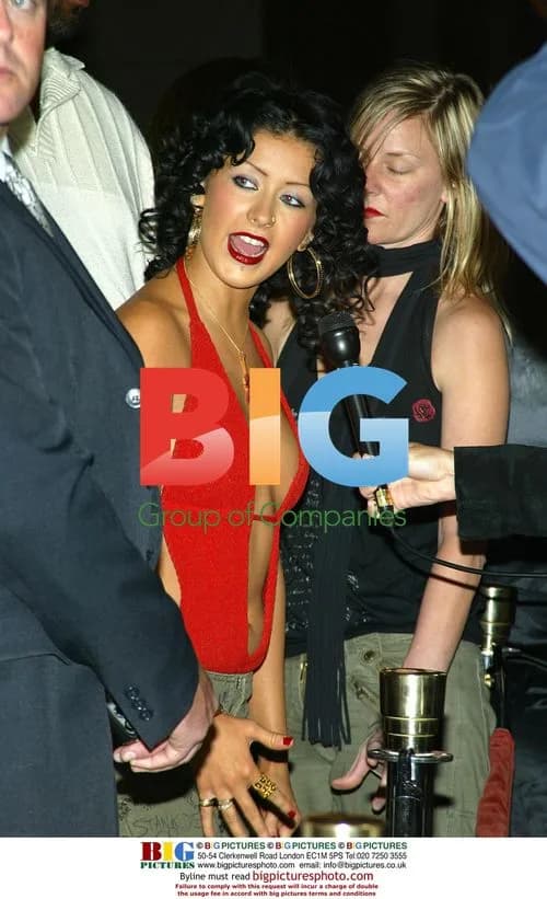 Christina Aguilera at Teen People Party