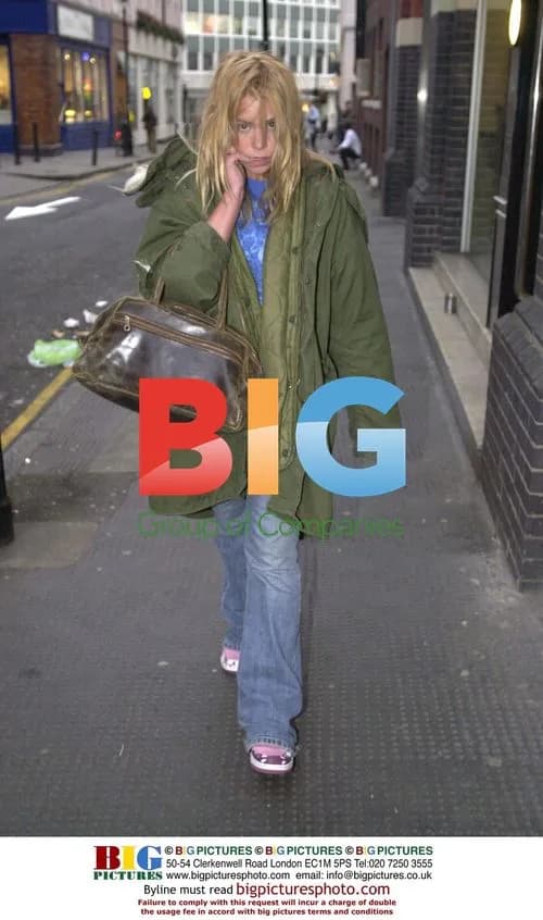 Billie Piper Talking on Mobile Phone