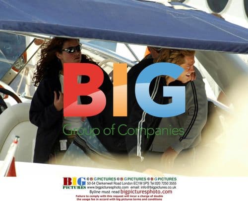 Brad Pitt on the set of Troy