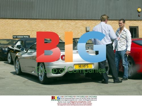 Actor Will Mellor Looks at Ferrari