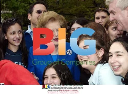 Margaret Thatcher Meets Students in New York