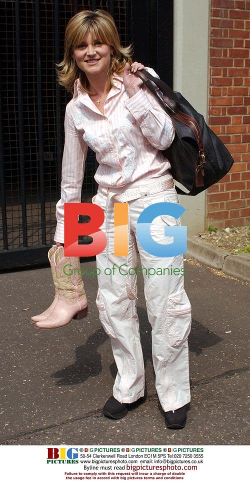 TV Presenter Anthea Turner at Norwich Studio