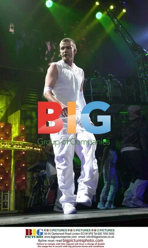 Justin Timberlake performs at Wembley Arena