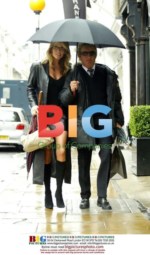 Rod Stewart and Penny Lancaster Shopping