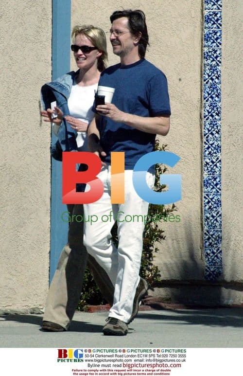 Gary Oldman with Girlfriend Stella Marshal