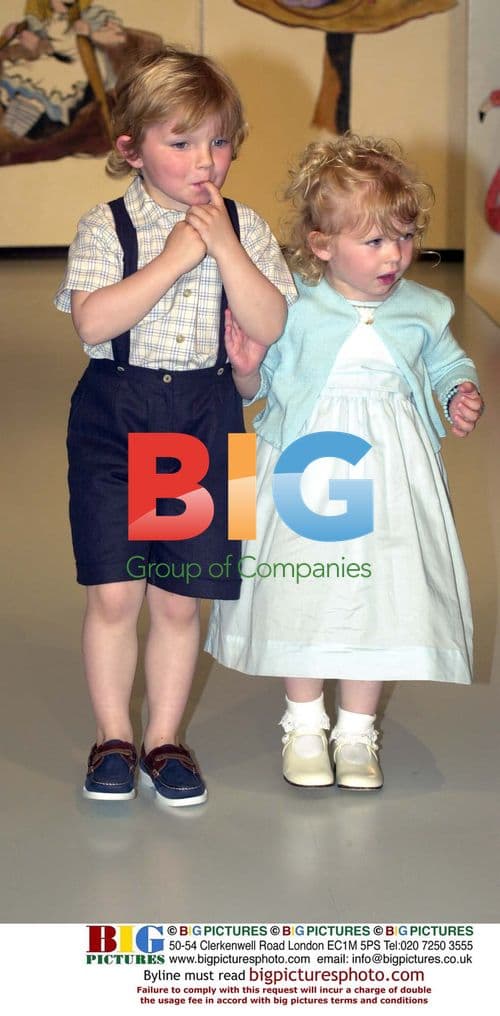 Children and Celebrity Mothers at Fashion Show