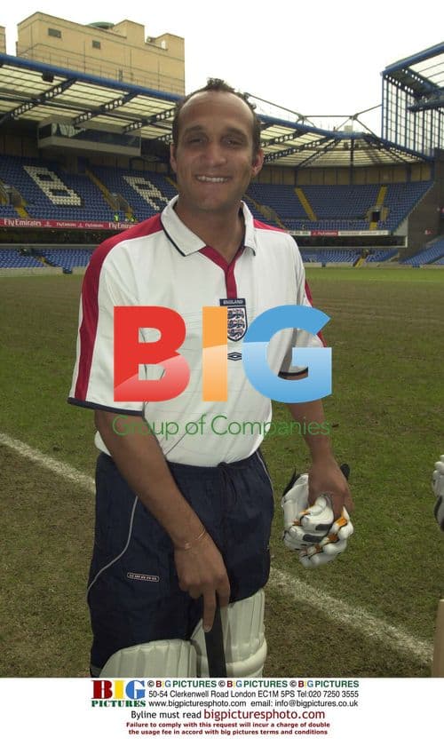 Alec Stewart Plays Cricket at Stamford Bridge