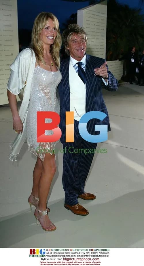 Rod Stewart and Penny Lancaster at Laureus Sport for Good Dinner
