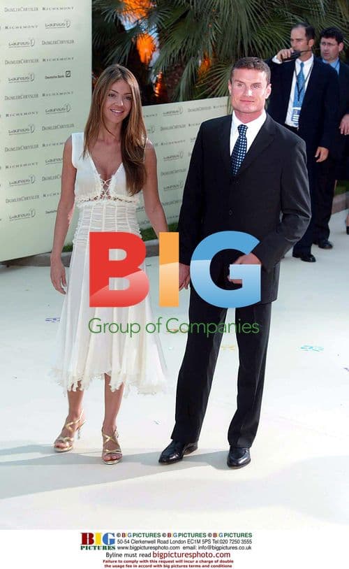 David Coulthard and Heidi at Laureus Dinner