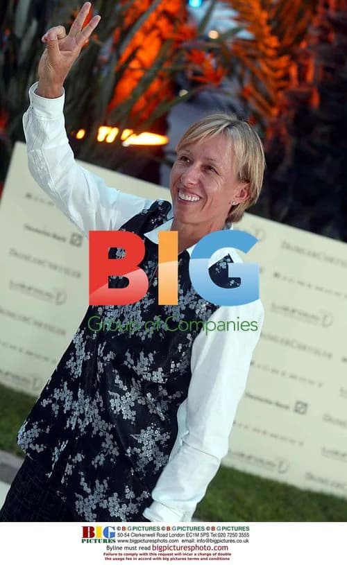 Martina Navratilova at Laureus Event