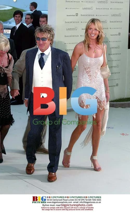 Rod Stewart and Penny Lancaster at Laureus Sport for Good Dinner