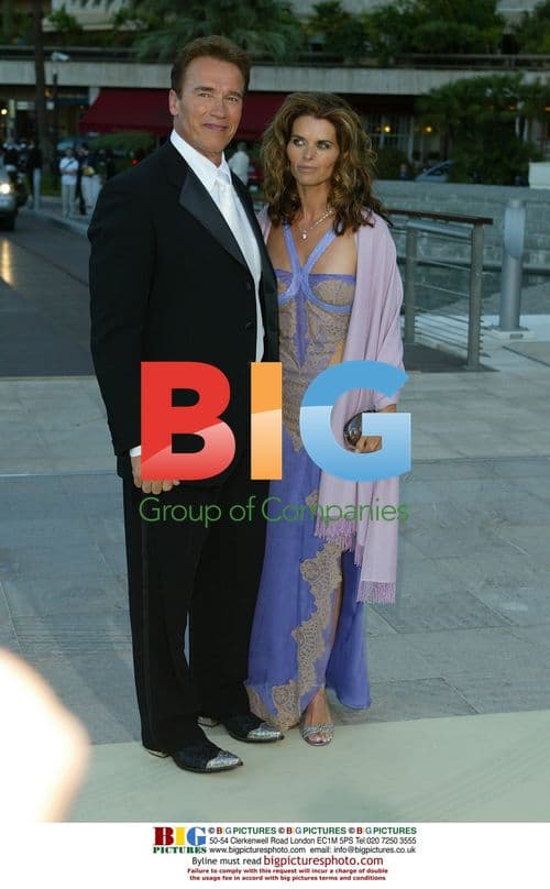 Arnold Schwarzenegger and Maria Shriver at Laureus World Sports Awards