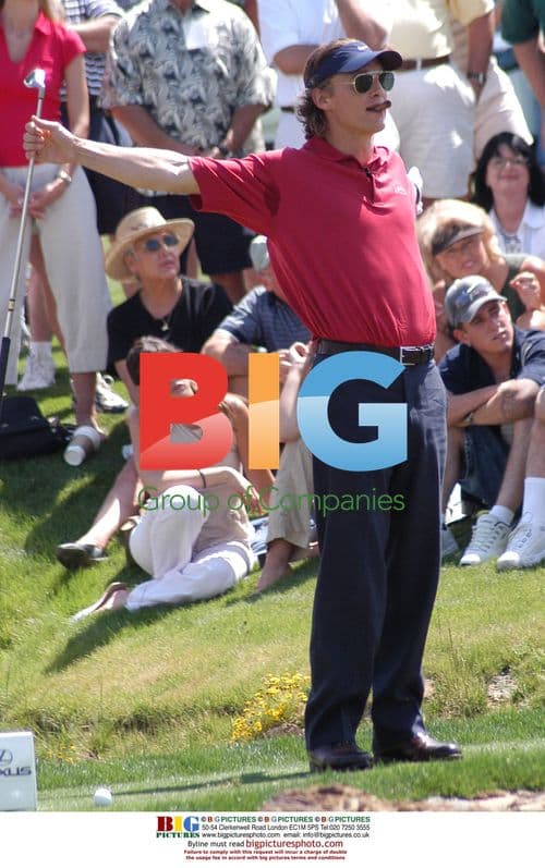 Matthew McConaughey at celebrity golf tournament