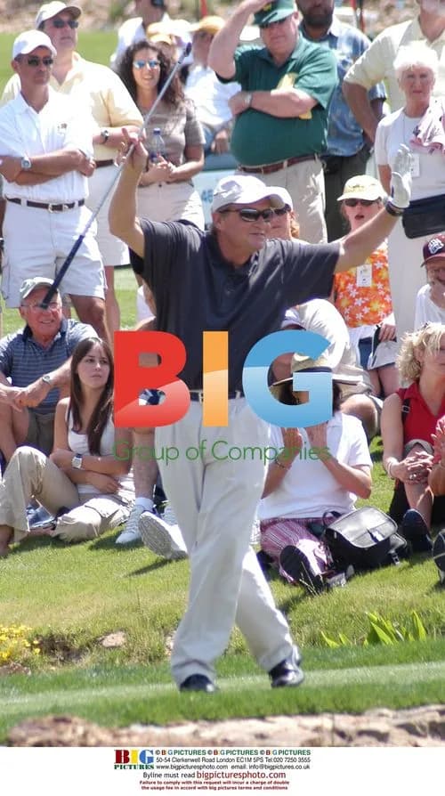 Michael Douglas at Golf Tournament