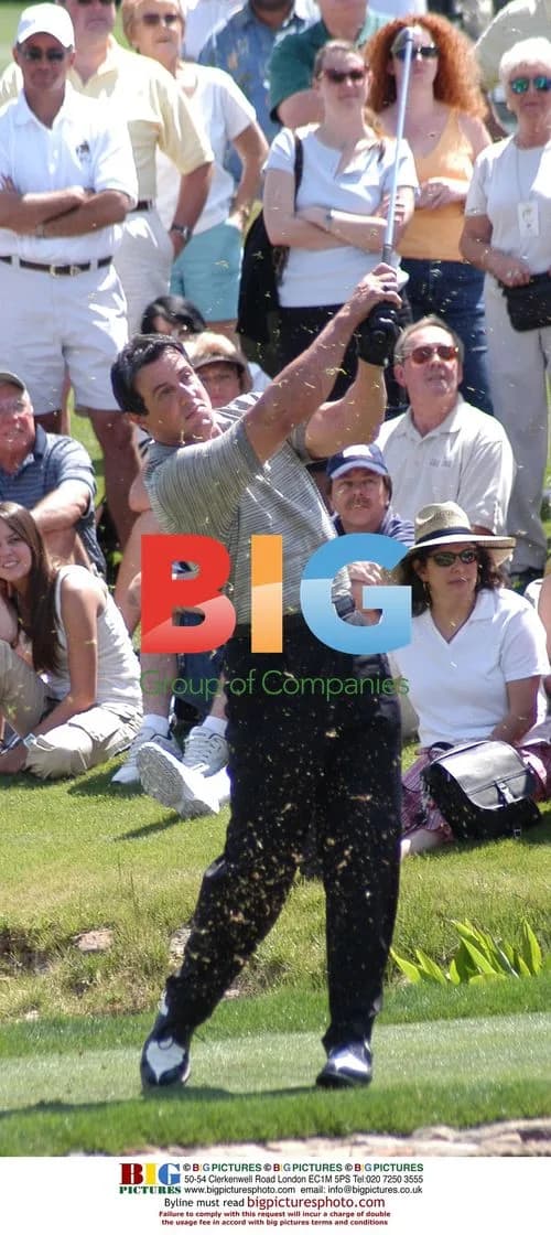 Sylvester Stallone at Celebrity Golf Tournament