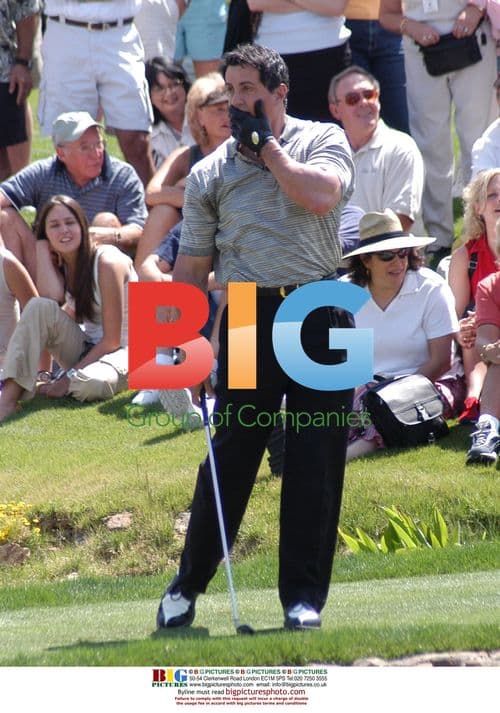 Stallone at Celebrity Golf Tournament