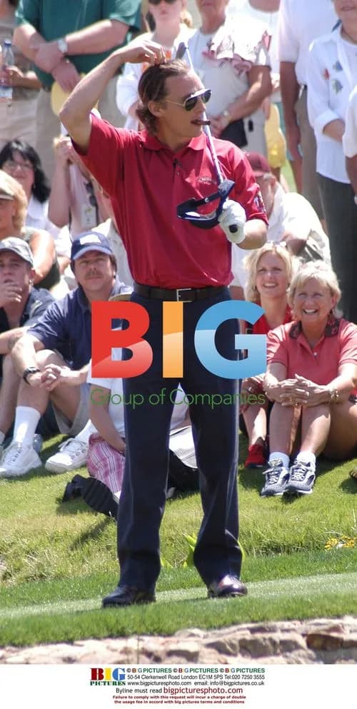 Matthew McConaughey at Celebrity Golf Tournament