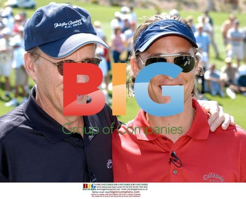 Matthew McConaughey and James Woods at golf tournament