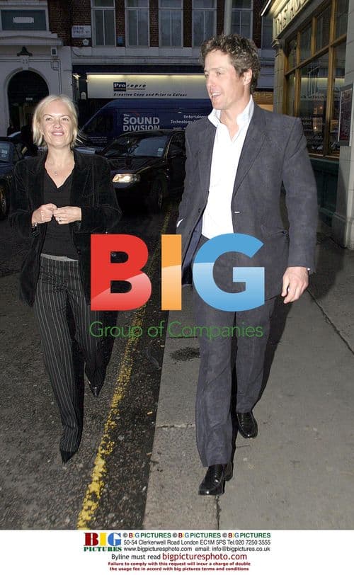 Mariella Frsotrup and Hugh Grant at Timothy Taylor Gallery